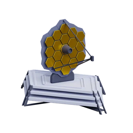 James Web Telescope  3D Icon