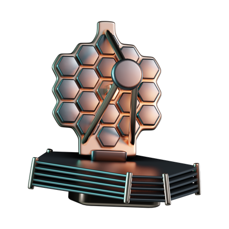 James Webb Telescope  3D Icon