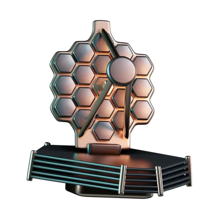 James Webb Telescope  3D Icon