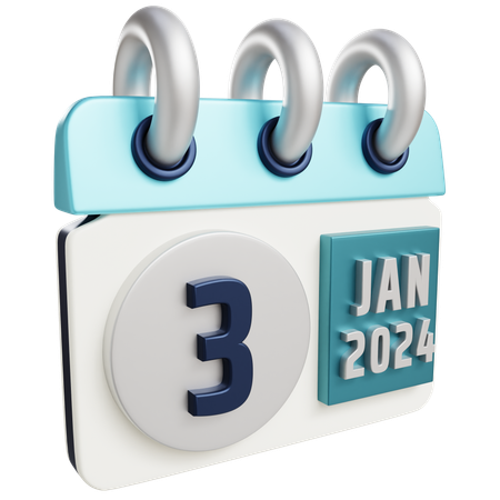 Jan 3 2024  3D Icon