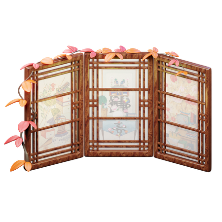 Janela coreana  3D Icon