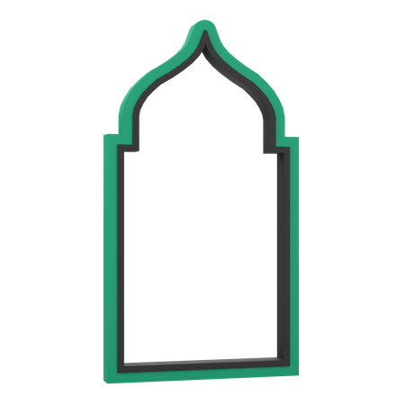 Janela da mesquita  3D Icon