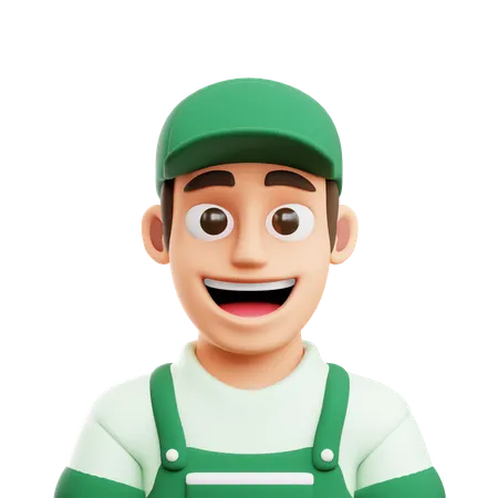 Janitor  3D Icon