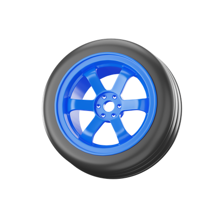 Pneus sur jante  3D Icon