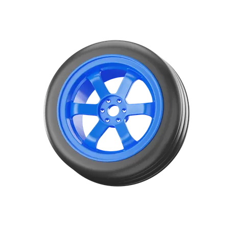 Pneus sur jante  3D Icon