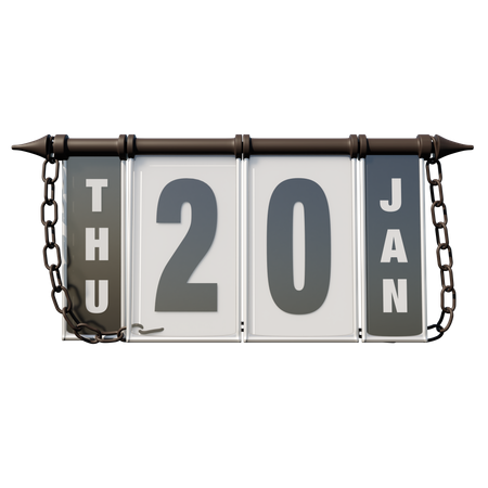 January 20, 2022 Thu 3D Illustration