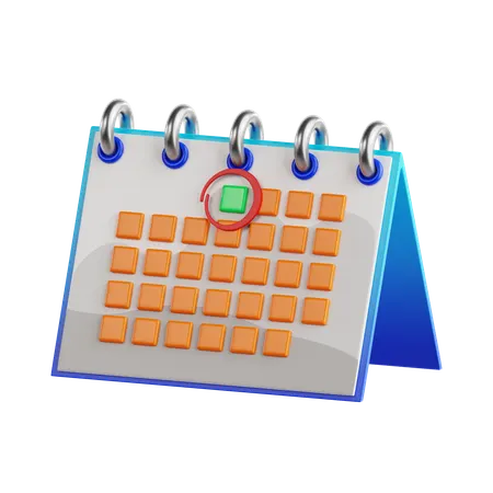 January  3D Icon