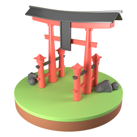 Japan  3D Icon