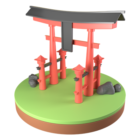 Japan  3D Icon