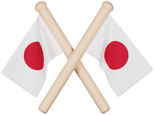 Japan Flag  3D Icon