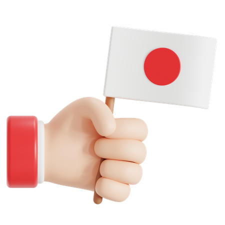 Japan flag  3D Icon