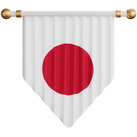 Japan Flag  3D Icon