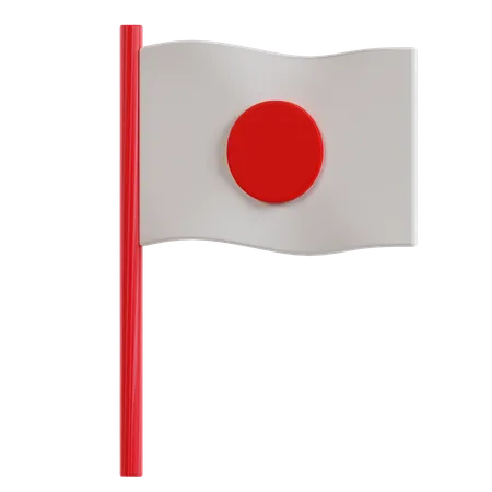 Japan Flag  3D Icon