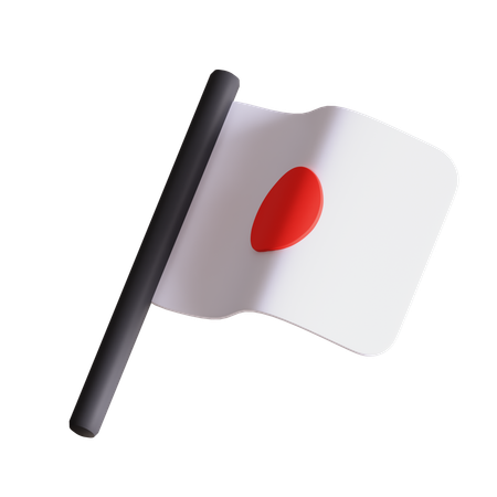 Japan Flag  3D Icon