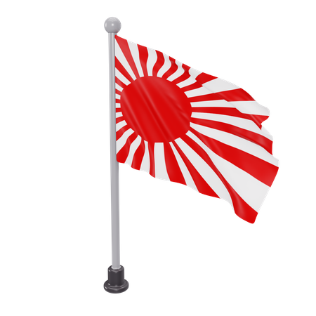 Japan Flag  3D Illustration