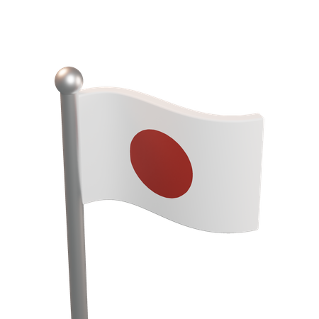 Japanische Flagge  3D Icon