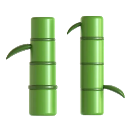 Japanese Bamboo  3D Icon