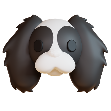 Japanese Chin  3D Icon