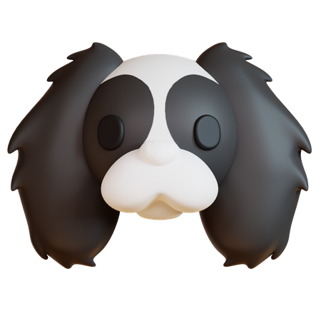 Japanese Chin  3D Icon