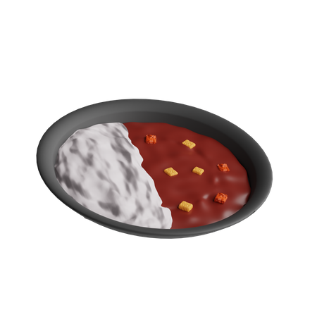 Japanese Curry  3D Icon