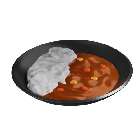 Japanese Curry  3D Icon
