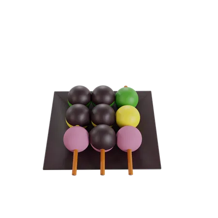 Japanese Dessert  3D Icon