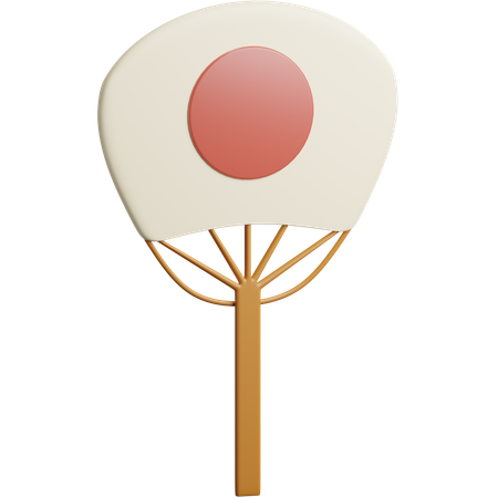 Japanese Fan  3D Icon