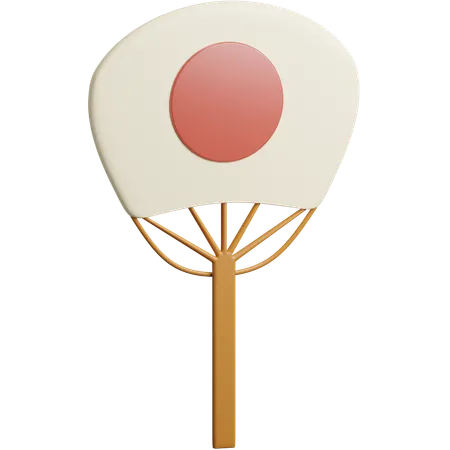 Japanese Fan  3D Icon