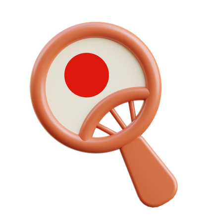 Japanese Fan  3D Icon