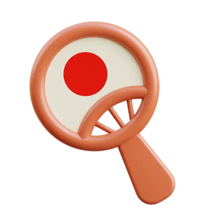 Japanese Fan  3D Icon