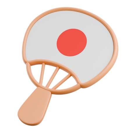 Japanese Fan  3D Icon