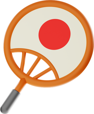 Japanese Fan  3D Icon