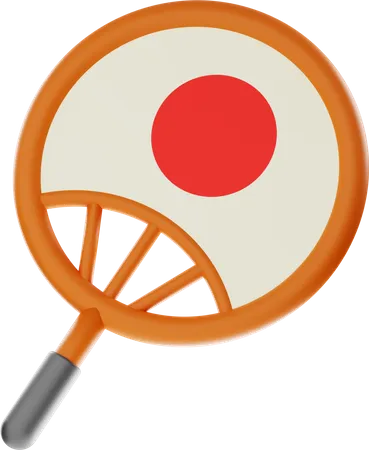 Japanese Fan  3D Icon