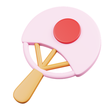 Japanese Fan  3D Icon
