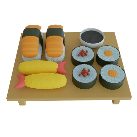 Japanese Food Table  3D Icon