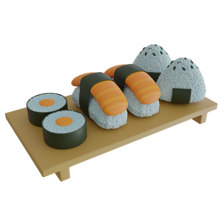 Japanese Food Table  3D Icon