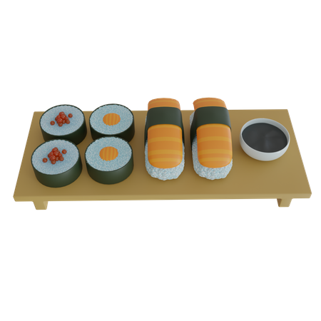 Japanese Food Table  3D Icon