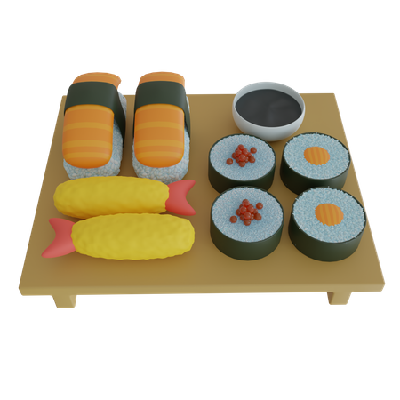 Japanese Food Table  3D Icon