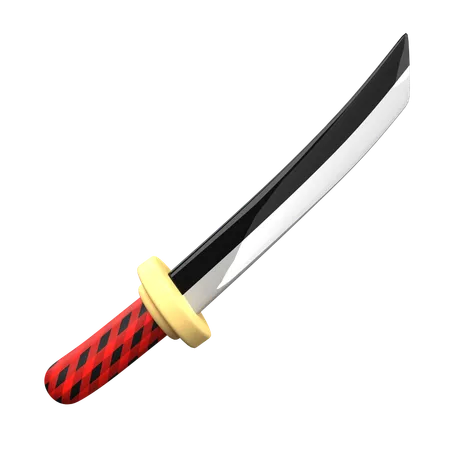 Japanese Katana  3D Icon