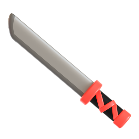Japanese Katana  3D Icon