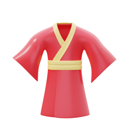 Japanese Kimono  3D Icon