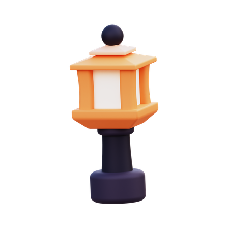 Japanese Lamp  3D Icon