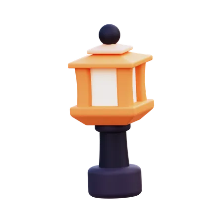 Japanese Lamp  3D Icon