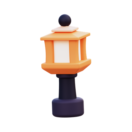 Japanese Lamp  3D Icon