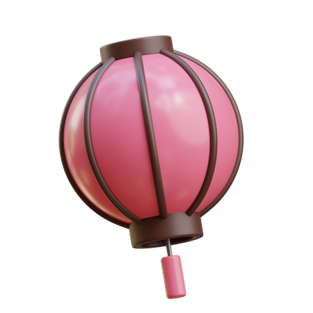 Japanese Lantern  3D Icon