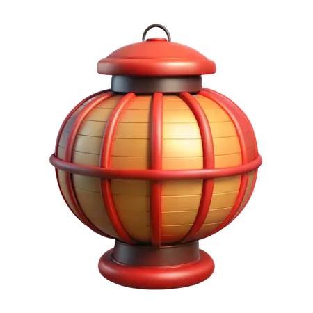 Japanese Lantern  3D Icon