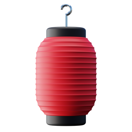 Japanese Lantern  3D Icon