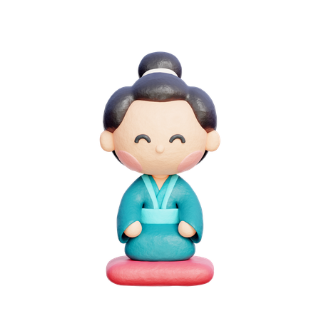 Japanese man  3D Icon