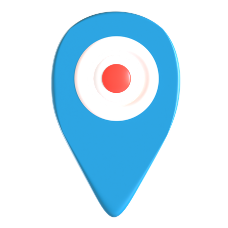 Japanese Map Location  3D Icon