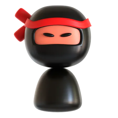 Japanese Ninja  3D Icon